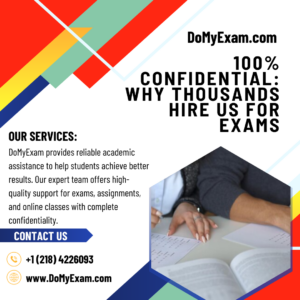 100% Confidential: Why Thousands Hire Us for Exams