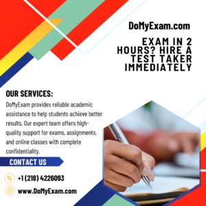 Exam in 2 Hours? Hire a Test Taker Immediately
