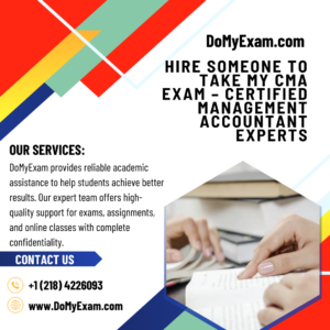Hire Someone to Take My CMA Exam – Certified Management Accountant Experts