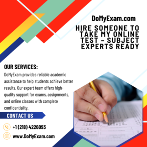 Hire Someone to Take My Online Test – Subject Experts Ready
